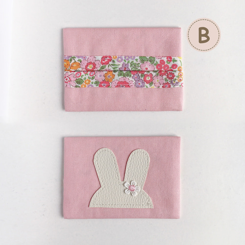 ピンクの白玉さま ポケットティッシュケース ピンクの白玉さま ポケットティッシュケース