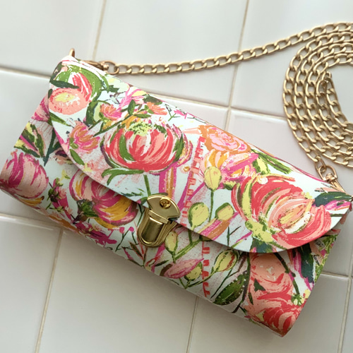 未使用⭐︎花柄 長財布 ショルダーストラップ付き 楽天市場】お財布ショルダー 花柄の通販