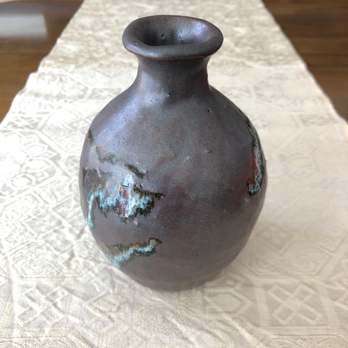 花瓶 トックリ 神の倉山陶芸家 自然釉薬 一輪挿し・花瓶・花器 神ノ倉