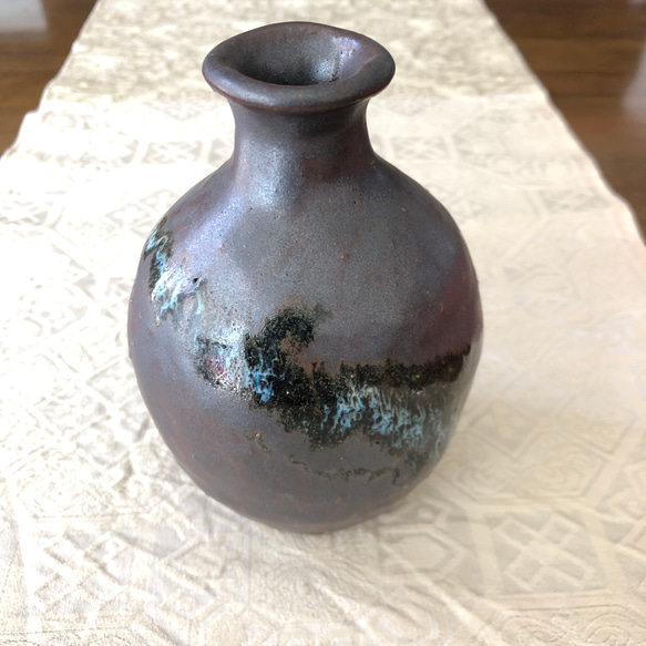 花瓶 トックリ 神の倉山陶芸家 自然釉薬 一輪挿し・花瓶・花器 神ノ倉