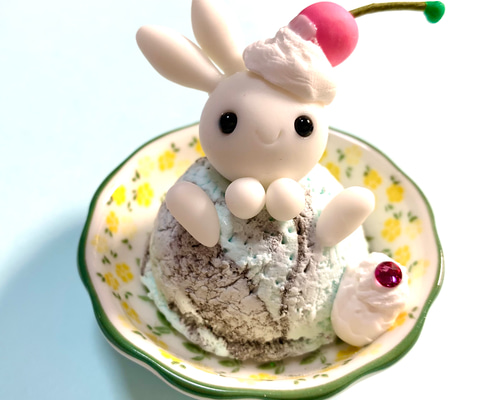 Easterにんじん うさぎ フェイクスイーツ 樹脂粘土 スイーツデコ