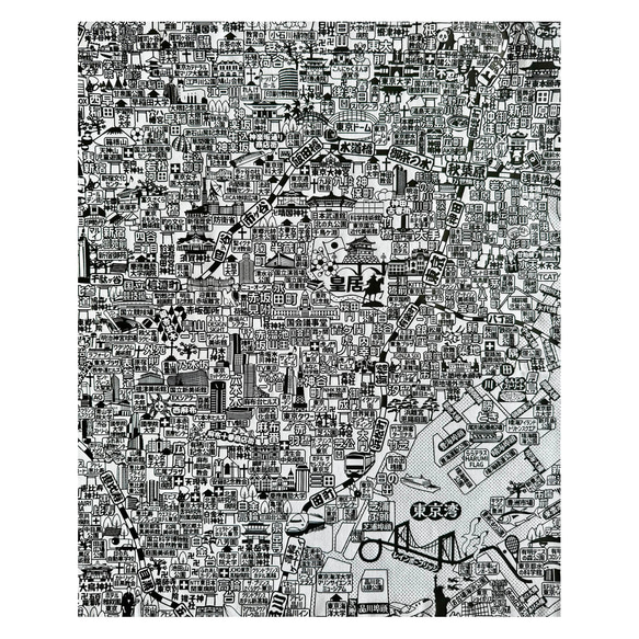 東京カオストートマップ　ショルダートートバッグ 4枚目の画像