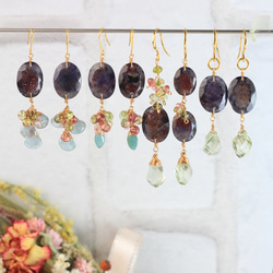 はなぞの様　希少高品質　ブラッドショットアイオライトサンストーン　ハート　握り石 はなぞの様 希少高品質 ブラッドショットアイオライトサン