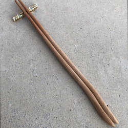 brass wave chopstick rest 箸置き 5枚目の画像