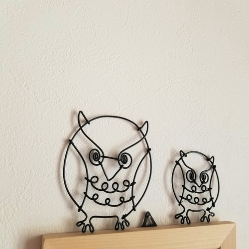 ハンドメイド】ウォールポケット かわいい ふくろう ハンドメイド