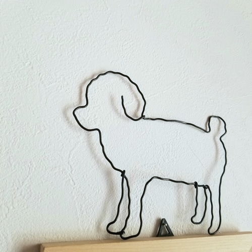 ワイヤークラフト アート トイプードル 蝶 犬 壁掛け インテリア No1105 Amazon.co.jp: ワイヤークラフト アート トイプードル 蝶 犬