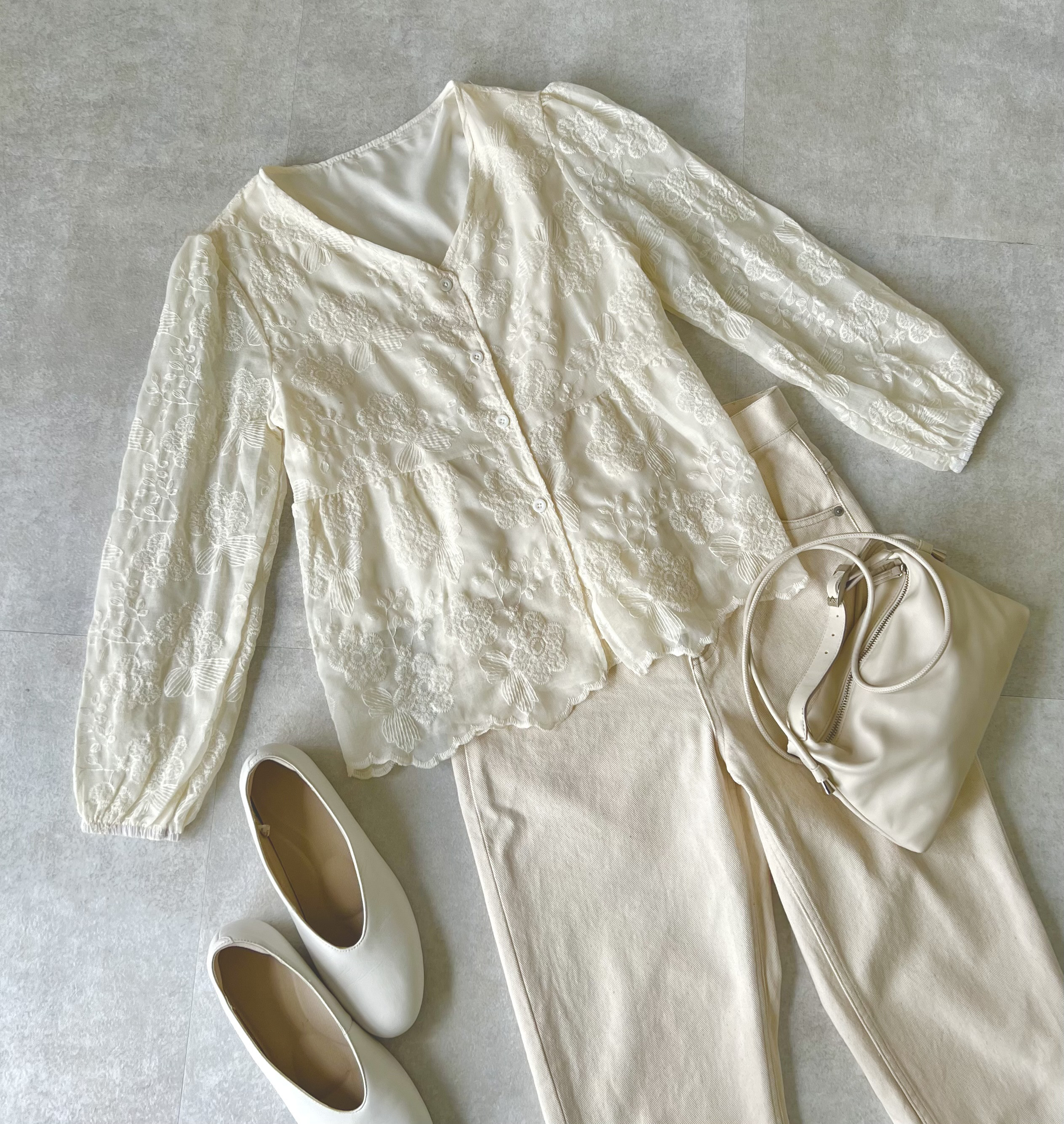 【新送0】総レースがかわいくて使える 綿レースのふんわりトップス 夏の羽織【ふんわりレースtp】