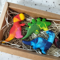 恐竜クレヨンセット＊誕生日プレゼント出産祝い男の子知育玩具 3枚目の画像
