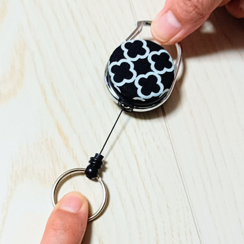 驚きの価格が実現！ ハンドメイド＊ring flower＊smile ＊ポーチ
