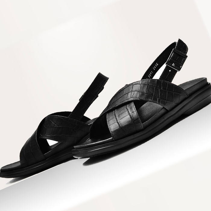 メンズレザーサンダル 本革サンダル メンズサンダル オーダーシューズ 靴 lav