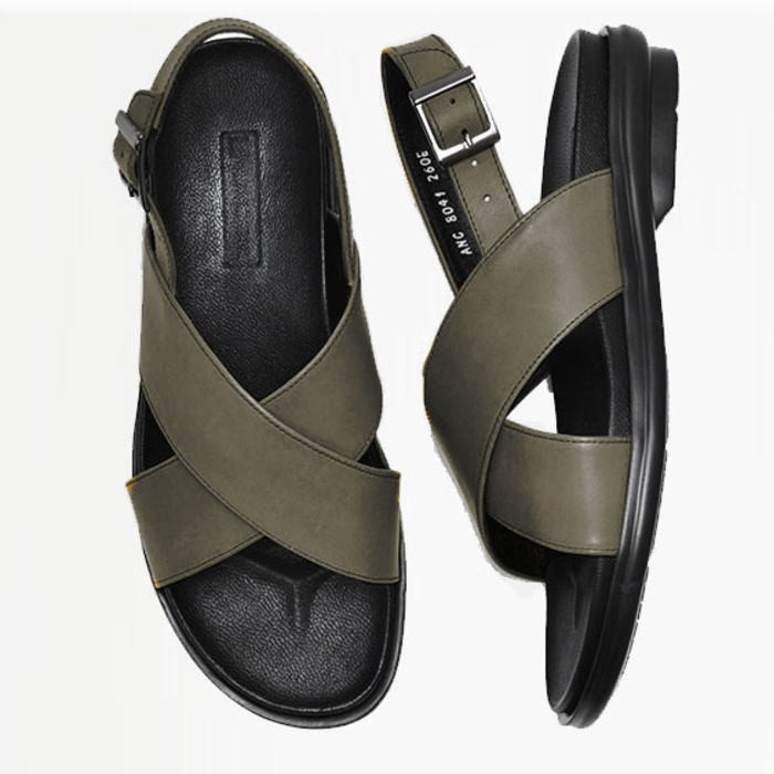 メンズレザーサンダル 本革サンダル メンズサンダル オーダーシューズ 靴 lav