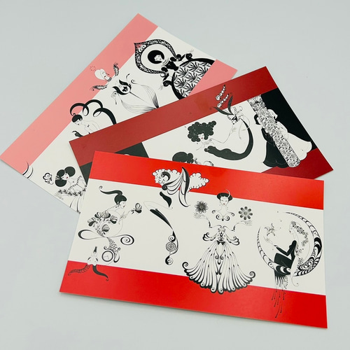 大判ポストカード『12星座／活動宮・固着宮・柔軟宮』3枚セット