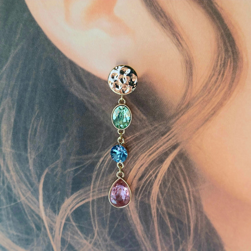 SWAROVSKI スワロフスキー Millenia ピアス マルチカラー｜Yahoo