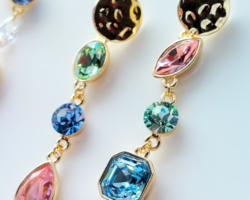 SWAROVSKI スワロフスキー Millenia ピアス マルチカラー｜Yahoo