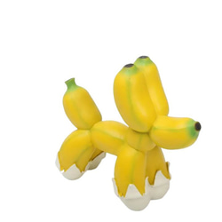 バナナドッグ フィギュア 犬 バルーン 人形 オーナメント かわいい キュート 置物  ぬいぐるみ at-0296 1枚目の画像