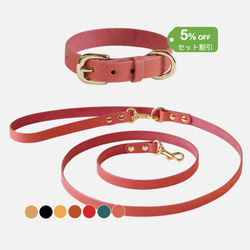 首輪・リードセット【5%割引】 小型犬 超小型犬 超軽量 おしゃれ