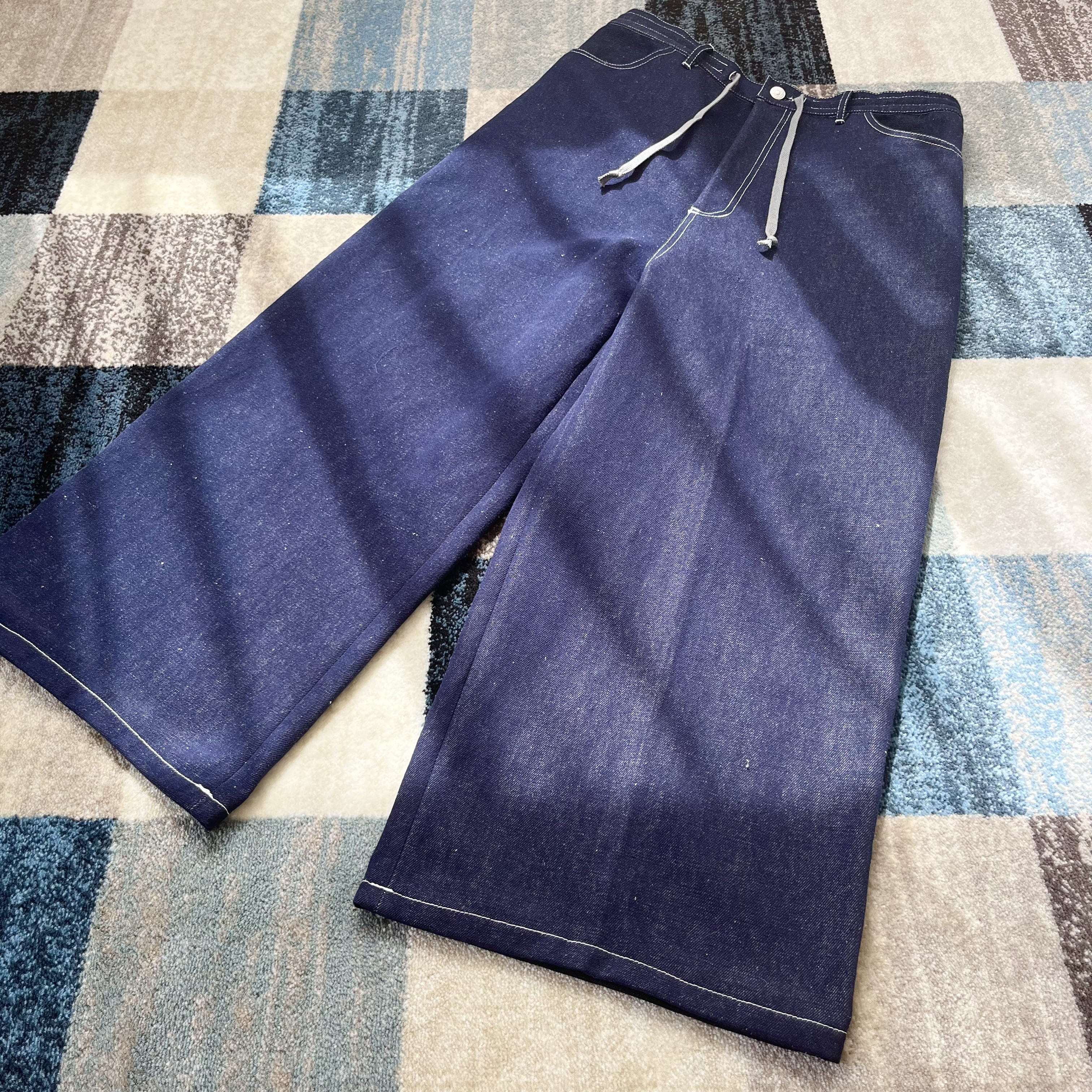 スーパーワイドデニムパンツ