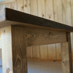 ローテーブル 木製 オーダー可 文机 座卓 パイン家具テーブル ソファーテーブル コーヒーテーブル 5枚目の画像