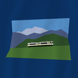 電車Tシャツ-八ヶ岳と気動車 2枚目の画像