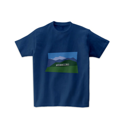 電車Tシャツ-八ヶ岳と気動車 1枚目の画像