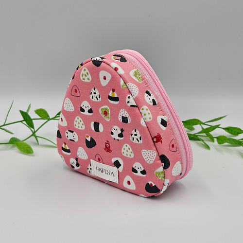 専用】No.G163 おにぎりポーチ りぼん 保冷 保温 ハンドメイド いちご