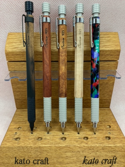 新作 S 25/35シャープペンシル用 杢軸、六角、丸型着せ替え本体 ペン