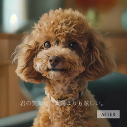【世界に一つだけの愛犬アート♡】（高画質デジタルデータプレゼント中）オーダーメイド　ペットメモリアル　うちの子 11枚目の画像