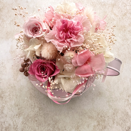 プリザーブドフラワー 花材 カーネーション◦ミルフィーユ　２４個 プリザーブドフラワー 花材 カーネーション◦ミルフィーユ24個