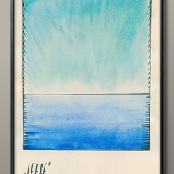 ✻【原画】紫陽花と仔猫 6月の宝石 no.170 | 水彩画 アート 絵