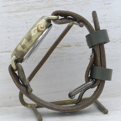 「Wa no Toki Temaki 2」古中國數字（大字）索引手動上鍊黃銅38毫米手工腕錶 [BHW149] 第7張的照片