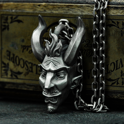 惨めな悪魔シルバー925ペンダントネックレス,Qバージョン悪魔 惨めな悪魔シルバー925ペンダントネックレス,Qバージョン悪魔
