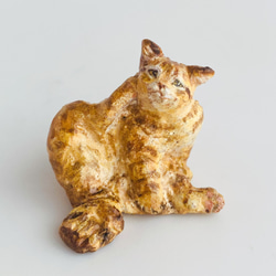 お手入れ茶トラ猫　（chatora cat） 2枚目の画像