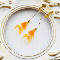 金魚 イヤリング・ノンホールピアス の人気通販｜Creema(クリーマ