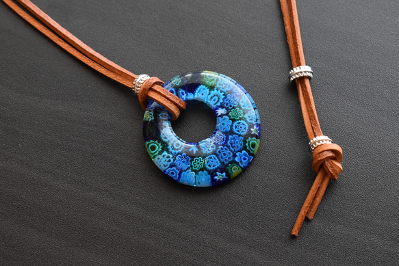 ベネチアンガラスのペンダント ネックレス・ペンダント AMONS CRAFT