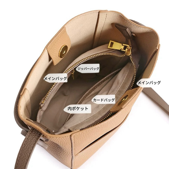 新型本革バッグクロスボディ通勤バッグ大容量ハンドバッグソフトレザーショルダーバッグ 8枚目の画像