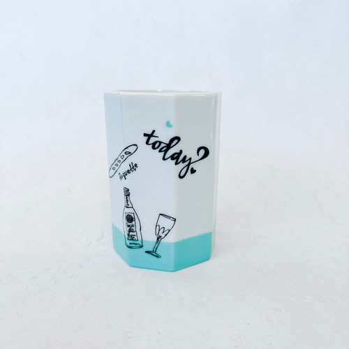 新品/未使用】ポーセラーツ/小物入れ、ペン立て