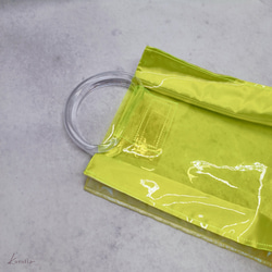 PVC bag neon yellow 4枚目の画像