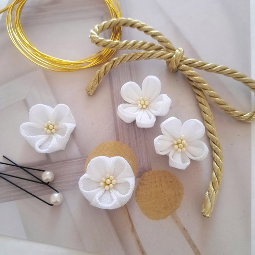 ☆豪華 かんざしセット☆ ◎つまみ細工◎ 菊『*大きなお花の髪 ☆豪華 かんざしセット☆ ◎つまみ細工◎ 菊『*大きなお花の髪