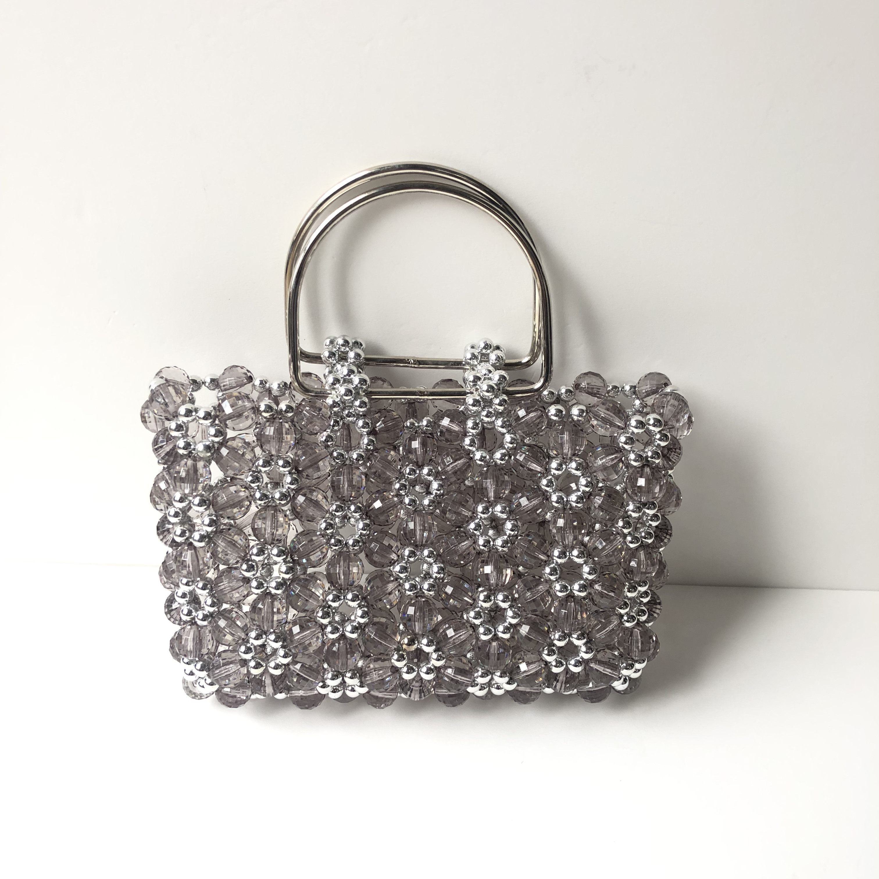 花柄ビーズバック