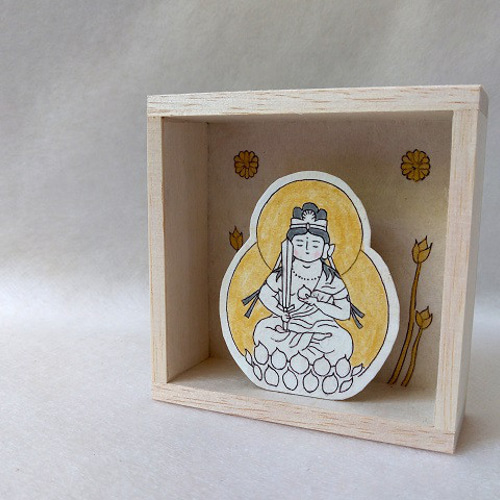 清宮質文　1985年年賀状　虚空蔵菩薩 清宮質文 1985年年賀状 虚空蔵菩薩 清宮質文 1985年年賀状 虚空