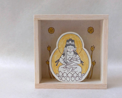 和紙の仏様】 虚空蔵菩薩 丑年・寅年生まれ守護本尊 その他置物