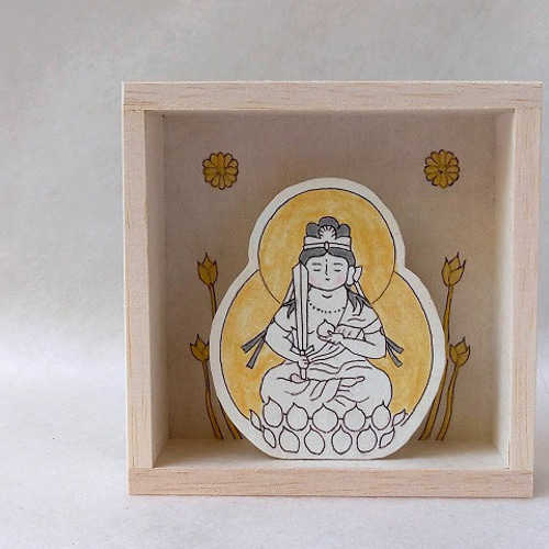 清宮質文 1985年年賀状 虚空蔵菩薩 清宮質文 1985年年賀状 虚空蔵菩薩