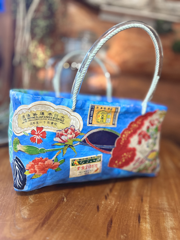 はいからさんの一閑張りかごバスケット シノワズリとレトロ はいからさんの一閑張りかごバスケット シノワズリとレトロ