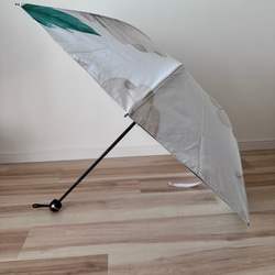日傘 雨傘 折りたたみ傘 ３つ折り傘 骨8本 晴雨兼用 完全遮光 UVカット UPF50 マルチカラー3 2枚目の画像
