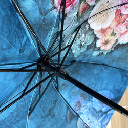 日傘 雨傘 折りたたみ傘 ３つ折り傘 骨8本 晴雨兼用 完全遮光 UVカット UPF50 マルチカラー4 9枚目の画像