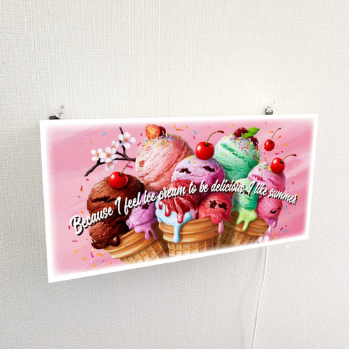 壁掛け Lサイズ】アイスクリーム ソフトクリーム アイス