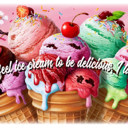 【壁掛け Lサイズ】アイスクリーム ソフトクリーム アイスキャンディー スイーツ 照明 看板 置物 雑貨 ライトBOX 6枚目の画像