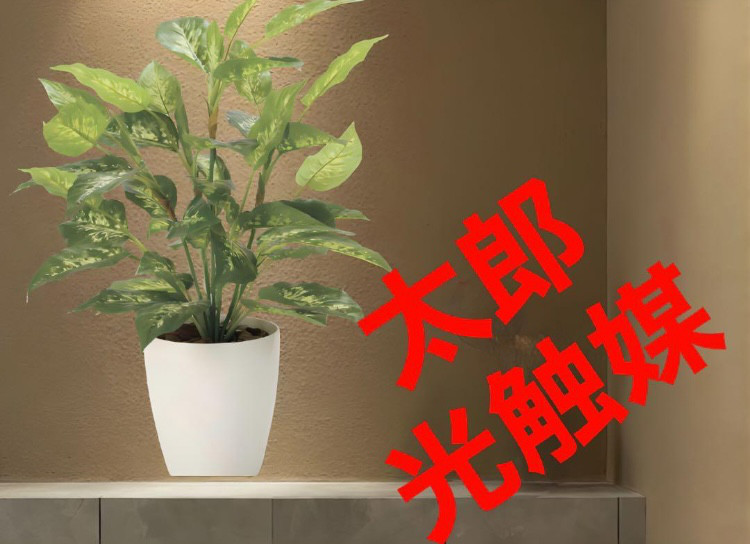 光触媒　人工観葉植物　フェイクグリーン　フレッシュディフェンバキアL