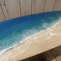サーフテーブル　レジン　レジンアート　海レジン　海　テーブル　 8枚目の画像