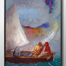 3660□ポスター アート 絵画『オディロン・ルドン』北欧 A3 イラスト